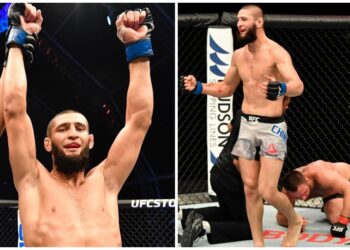 Khamzat Chimaev UFC MMA Fight Island