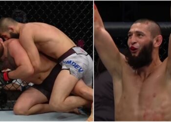 Khamzat Chimaev UFC MMA Debut Dominerar