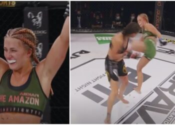 Elin Oberg Malin Hermansson MMA BRAVE CF 38