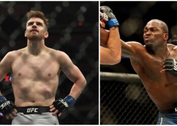 UFC MMA Derek Brunson Edmen Shahbazyan Fight Night