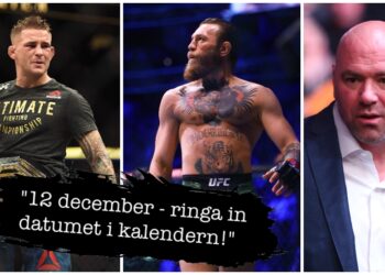 Conor McGregor Dustin Poirier Dana White Foto Imagn