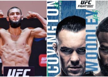 Khamzat Chimaev UFC Vegas 11 Covington Woodley UFC MMA