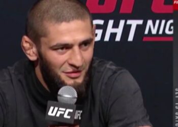 Khamzat Chimaev UFC Vegas 11 Gerald Meerschaert presskonferens