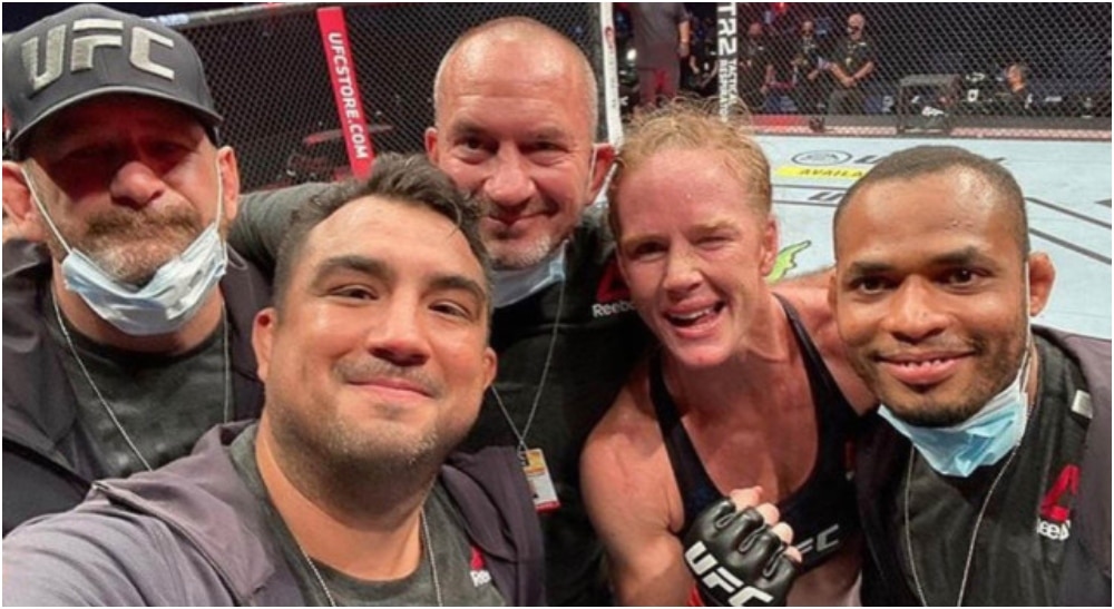 UFC-profil Rafael Barata Holly Holm (Instagram)