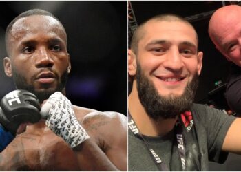 MMAnytt Leon Edwards Khamzat Chimaev (© Adam Hagy-USA TODAY Sports + IG_ khamzat_chimaev))