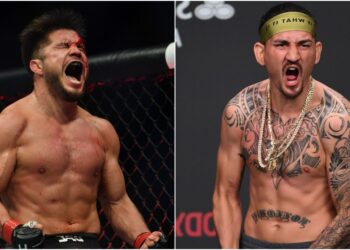 Henry Cejudo vs Max Holloway © Jasen Vinlove, Adam Hagy US Sport TODAY