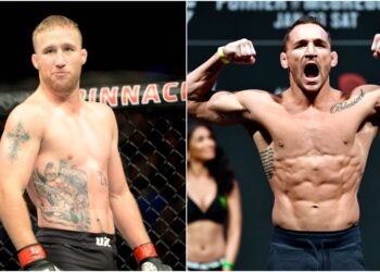 Justin gaethje Michael Chandler, © Steven Branscombe, Jeff Bottari, US Sport TODAY