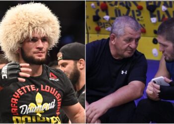 Khabib Nurmagomedov, Absulmanap Nurmagomedov, © Per Haljestam US Sports TODAY, Instagram, @khabib_nurmagomedov