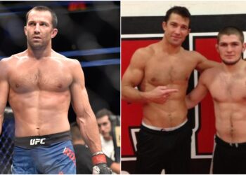 Luke Rockhold, Khabib Nurmagomedov © Don Wright US Sports TODAY© Don Wright