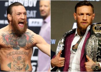 Conor McGregor (@J.Rebilas, © Noah K. Murray-USA TODAY Sports)