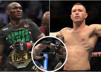 Kamaru Usman Colby Covington, © Vincent Carchietta, Stephen R. Sylvanie, US Sport TODAY