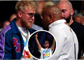 Jake Paul, Daniel Cormier, © Jasen Vinlove,, US Sport TODAY