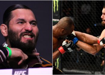 Jorge Masvidal, Kamaru Usman, © Clayton Freeman/Flor, UFC, US Sport TODAY