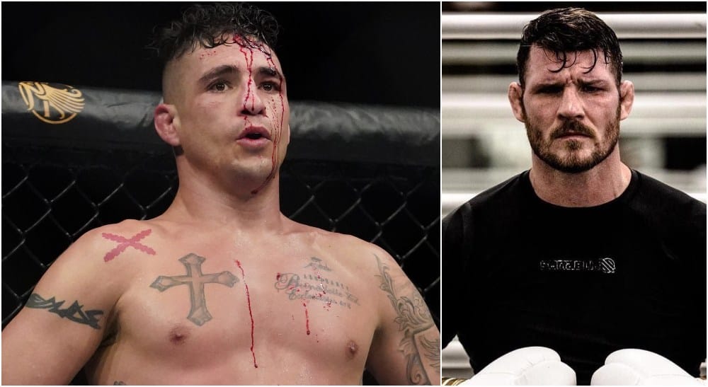Diego Sanchez Michael Bisping (© Kirby Lee-USA TODAY Sports + IG @MikeBisping)