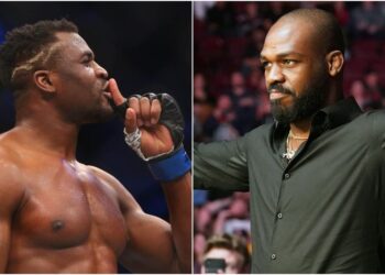 Francis Ngannou, Jon Jones, © Jerry Lai, Kirby Lee, US Sport TODAY