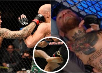 Conor McGregor, Dustin Poirier, © Handout Photo-USA TODAY Sports