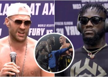 Deontay Wilder, Tyson Fury, © Joe Camporeale-USA TODAY Sports