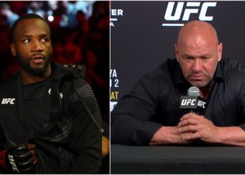 Leon Edwards Dana White © Mark J. Rebilas-USA TODAY Sports