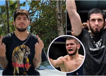@islam_makhachev, @dillondanis, © Stephen R. Sylvanie-USA TODAY Sports