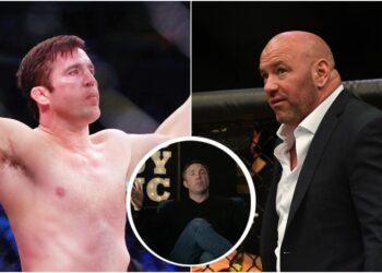 Chael Sonnen, Dana White © Ed Mulholland-USA TODAY Sports ,© Jasen Vinlove-USA TODAY Sports