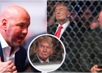 Dana White, Donald Trump, © Gary A. Vasquez-USA TODAY Sports, © Mark J. Rebilas-USA TODAY Sports