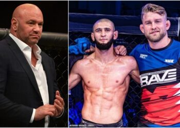 Dana White Khamzat Chimaev (USA Today Sports + Instagram @Khamzat_Chimaev)