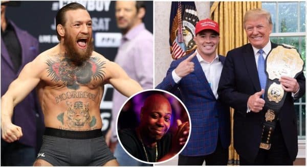 Donald Trump Conor McGregor (USA Today Sports + Instagram @ColbyCovMMA)