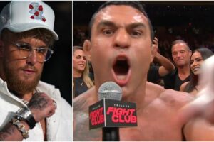 Vitor Belfort Jake Paul (USA Today Sports + Triller screenshot)