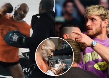 © Mike Tyson, Logan Paul. Gary A. Vasquez-USA TODAY Sports (1)