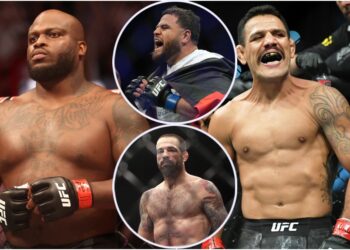 Derrick Lewis, Tai Tuivasa, Matt Brown, Rafael dps AMjos. Foto_ USA Today