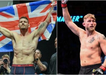 Michael Bisping Alexander Gustafsson. Foto_ Mazdak Cavian, Per Häljestam, USA Today