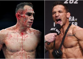 Tony Ferguson Michael CHandler. Foto_ © Troy Taormina, Stephen R. Sylvanie -USA TODAY Sports