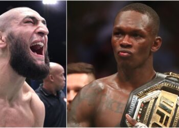 Khamzat Chimaev Israel Adesanya (USA TODAY Sports)