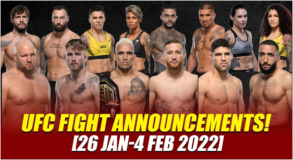 MMAnytt UFC Fight Announcements