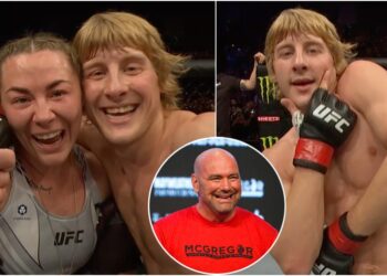 UFC Dana White Paddy Pimblett Molly McCann UFC London
