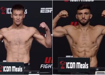 MMAnytt UFC Vegas 57 Invägningar