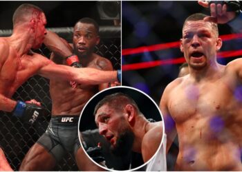 Leon Edwards, Khamzat, Nate Diaz, © Mark J. Rebilas, © Corey Perrine_Florid, USA Today sports