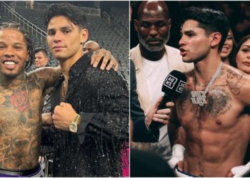Ryan Garcia boxing