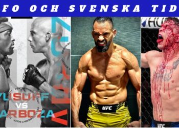UFC Vegas 81 Barboza Yusuff svenska tider matchkort B