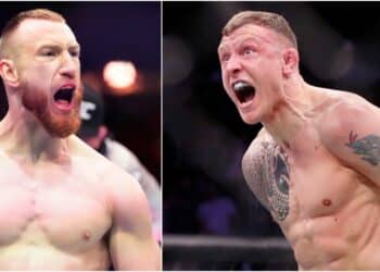 Joe Pyfer Jack Hermansson (© Bill Streicher-USA TODAY Sports)
