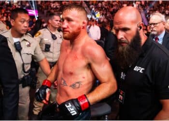 Justin Gaethje UFC 300 (Mark J. Rebilas-USA TODAY Sports