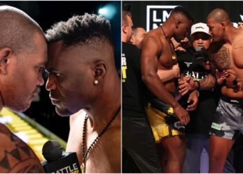 PFL: Francis Ngannou och Renan Ferreira möts öga mot öga - MMAnytt - 1000x547