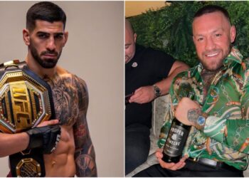 MMA News - Ilia-Topuria-hanar-Conor-McGregor-erbjuder-ett-traningspass-MMAnytt-1000x547-1