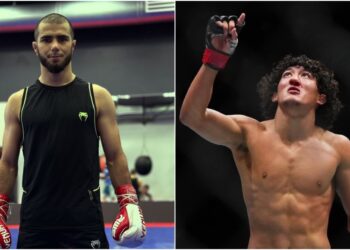 MMA News - Muhammad-Mokaev-och-Raul-Rosas-Jr-ryktas-motas-i-en-grapplingmatch-MMAnytt-1000x547-1
