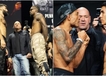 VIDEO: Se höjdpunkterna från invägningen inför UFC 307-MMAnytt-1000x547