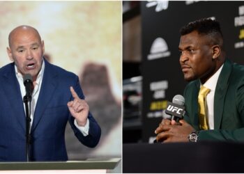 Dana White och Francis Ngannou