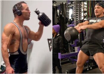 MMA News - Michael-Chandler-visar-upp-super-fysiken-infor-UFC-309-Fans-reagerar