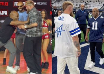 Tyron Woodley fprutspar Jake Paul vs. Mike Tyson - MMAnytt - 1000x547