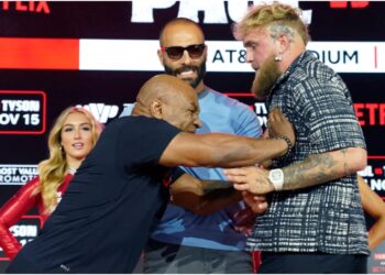 MMA News - ake-Paul-erkanner-sig-radd-efter-att-ha-sett-Mike-Tyson-trana
