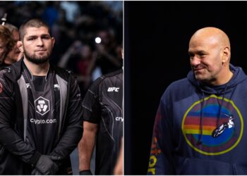 Khabib och Dana.